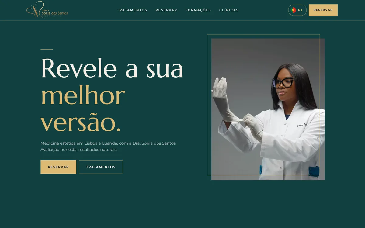 Site Clínica Sónia dos Santos